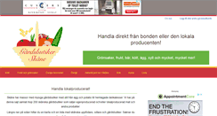 Desktop Screenshot of gardsbutiker-skane.se